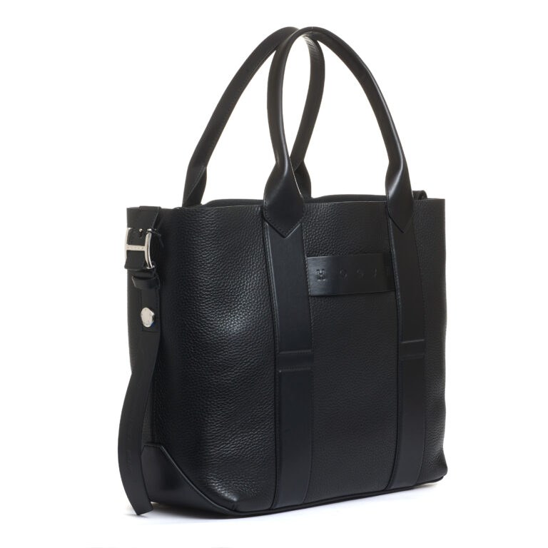 Sorelle Perego shopping media pelle nera Affare Del Giorno