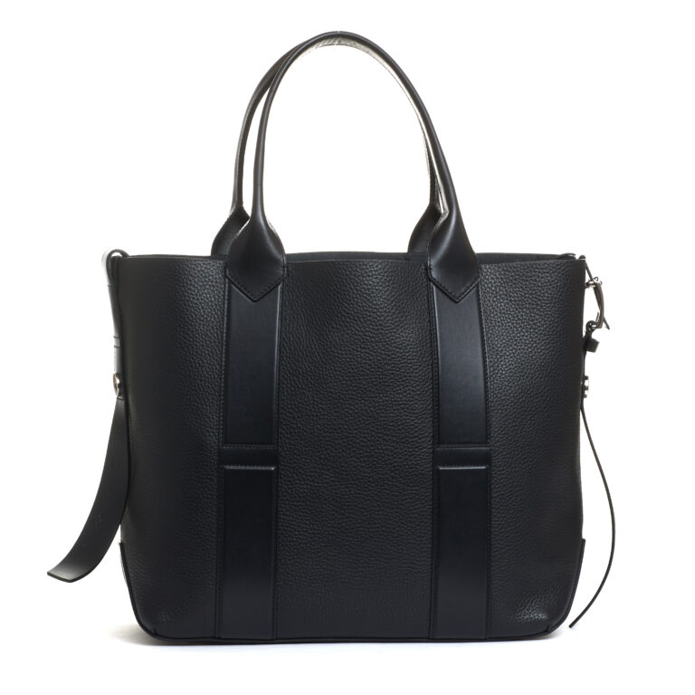 Sorelle Perego shopping media pelle nera Affare Del Giorno