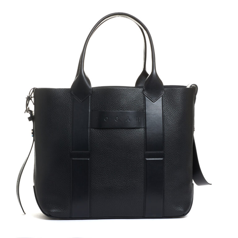Sorelle Perego shopping media pelle nera Affare Del Giorno