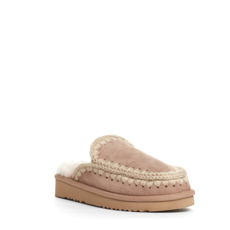 Sorelle Perego eskimo ciabatta camoscio beige Convenienza