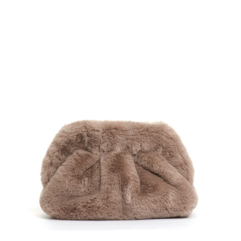 Sorelle Perego clutch ecofur beige In Linea