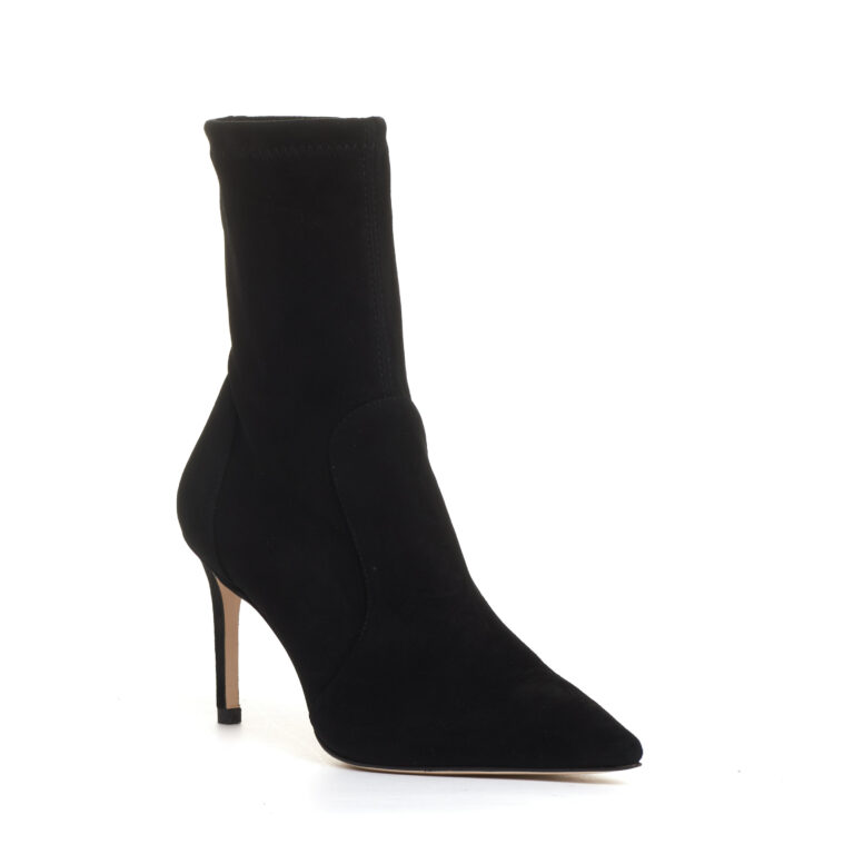 Sorelle Perego stivaletto camoscio elaticizzato nero tacco 85 mm Vendita