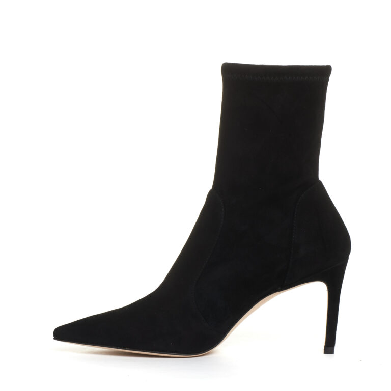 Sorelle Perego stivaletto camoscio elaticizzato nero tacco 85 mm Vendita