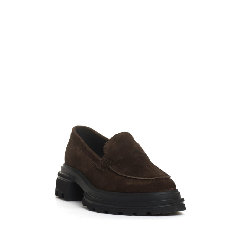 Sorelle Perego mocassino camoscio marrone Pezzi Unici
