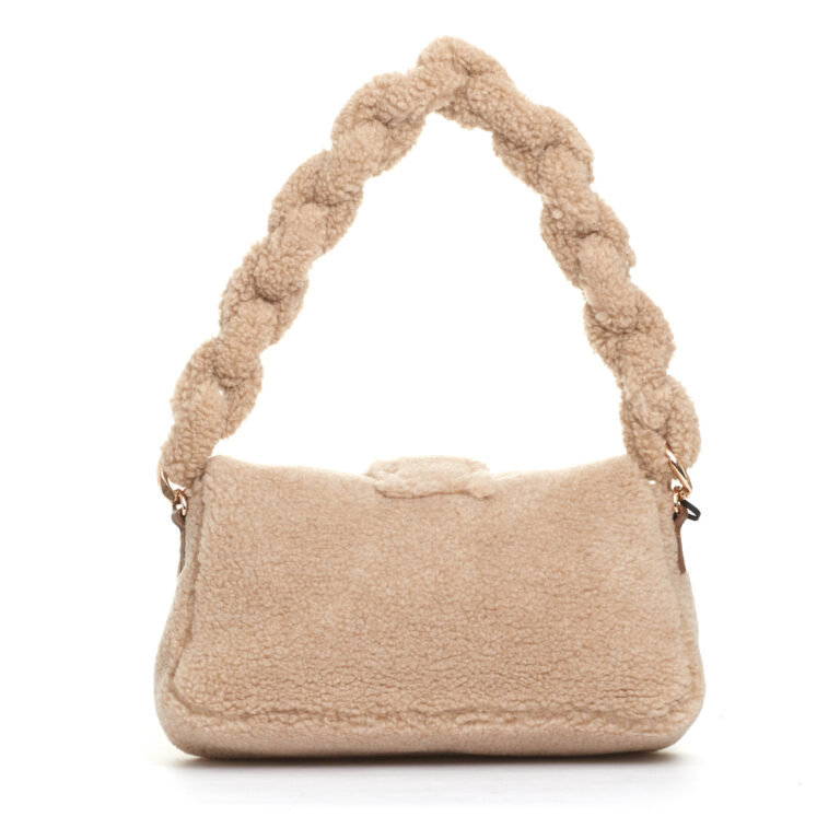 Sorelle Perego borsa teddy beige con orsetto metallo Promozione Limitata