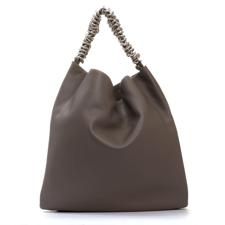 Sorelle Perego Todo pelle tortora manico catena Shopping Online