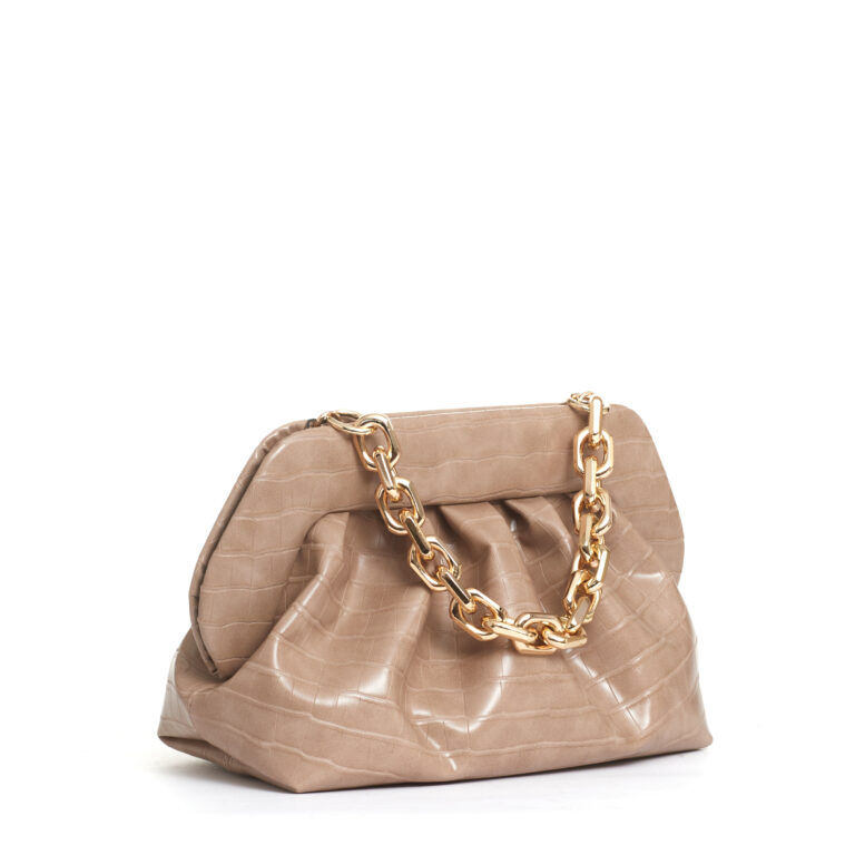 Sorelle Perego clutch stampa cocco beige Novità