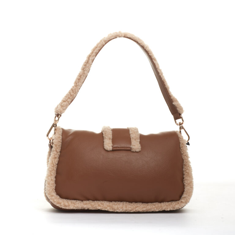 Sorelle Perego borsa orsetto ecomontone cuoio Outlet