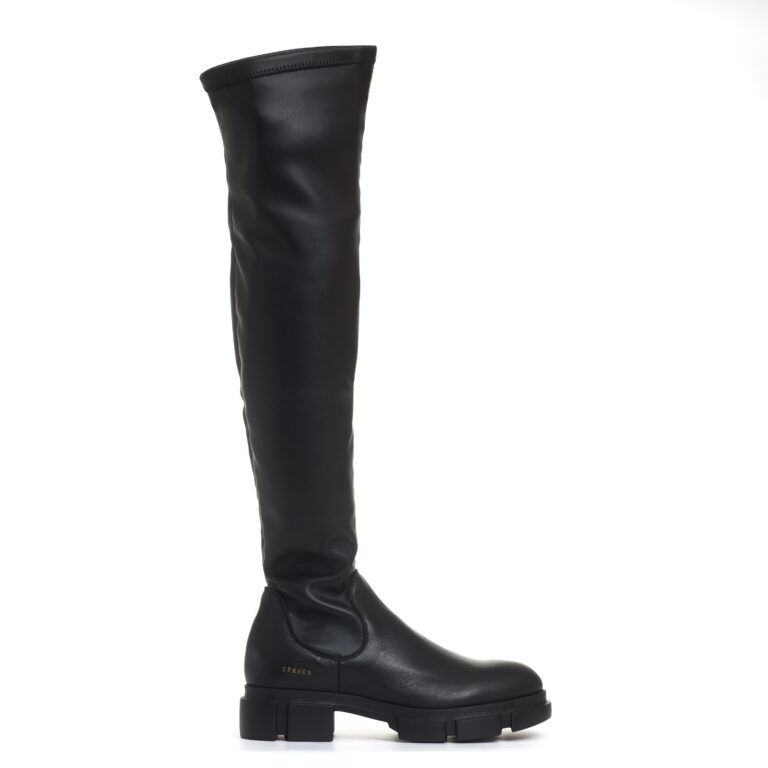 Sorelle Perego stivale sopraginocchio elasticiazzato nero In Saldo