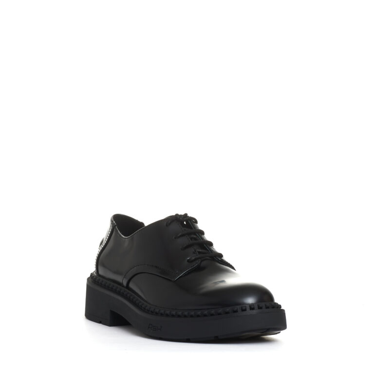 Sorelle Perego stringata pelle nera liscia Moda
