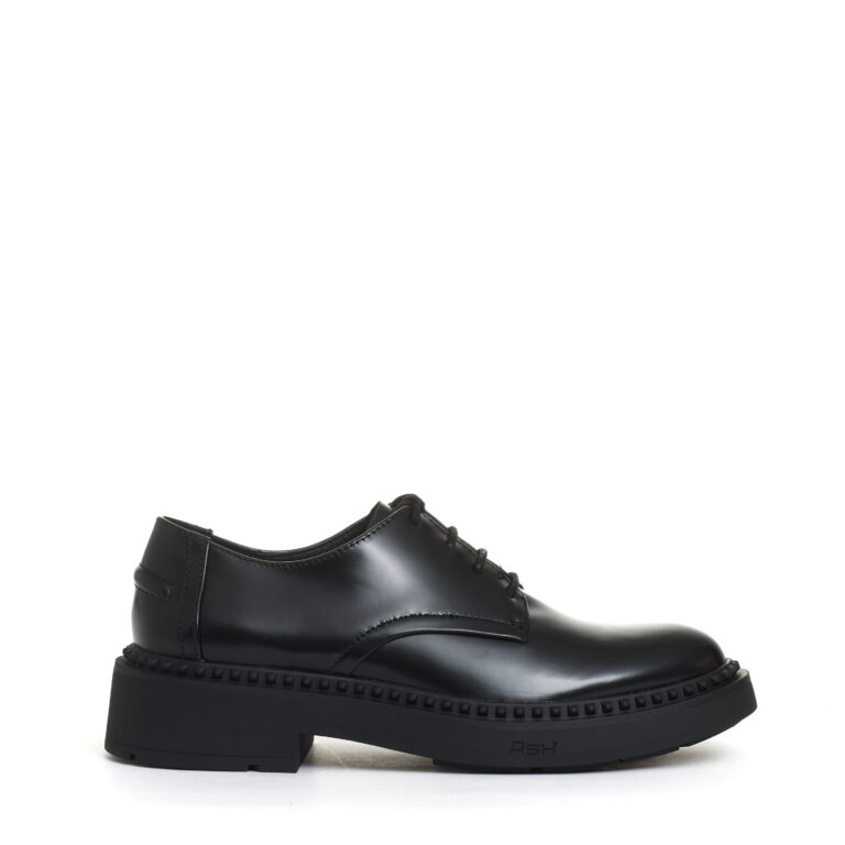 Sorelle Perego stringata pelle nera liscia Moda