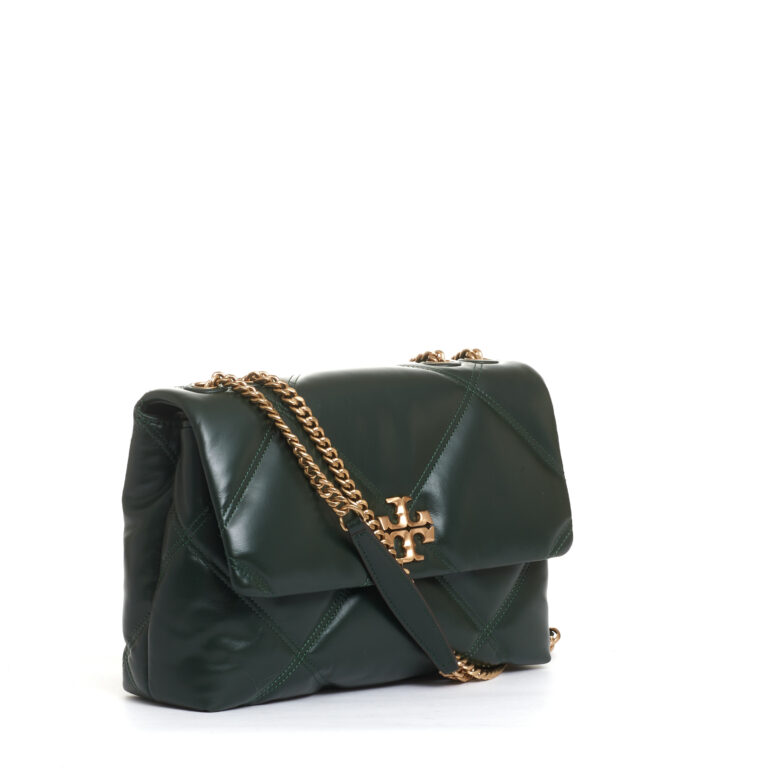 Sorelle Perego kira diamond big shoulder bag verde In Linea