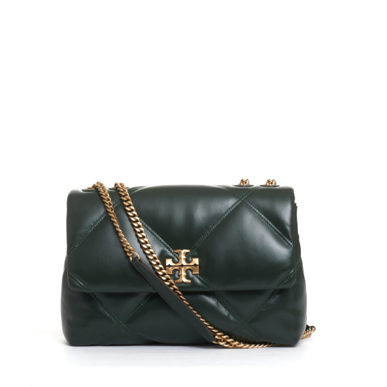 Sorelle Perego kira diamond big shoulder bag verde In Linea