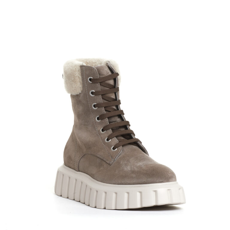Sorelle Perego anfibio camoscio grigio con ecomontone Negozi Online