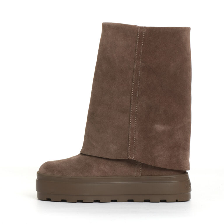 Sorelle Perego stivaletto zeppa interna camoscio tortora Promozione Limitata