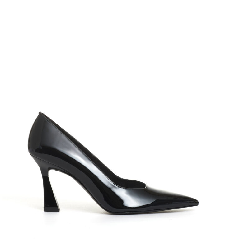 Sorelle Perego pump vernice black tacco 85 mm Vendite Flash