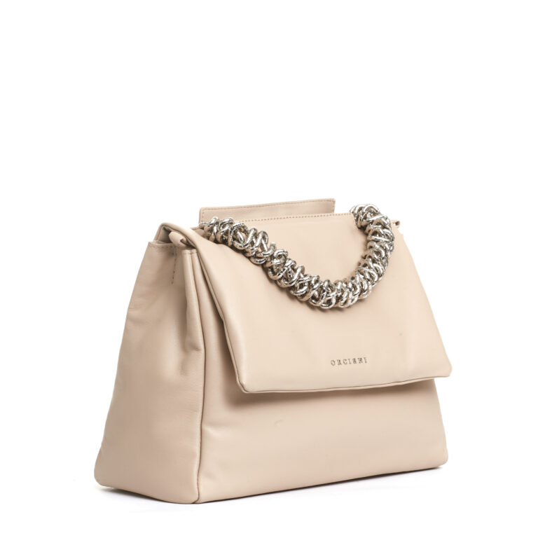 Sorelle Perego sveva M nappa bold avorio manico catena Italia