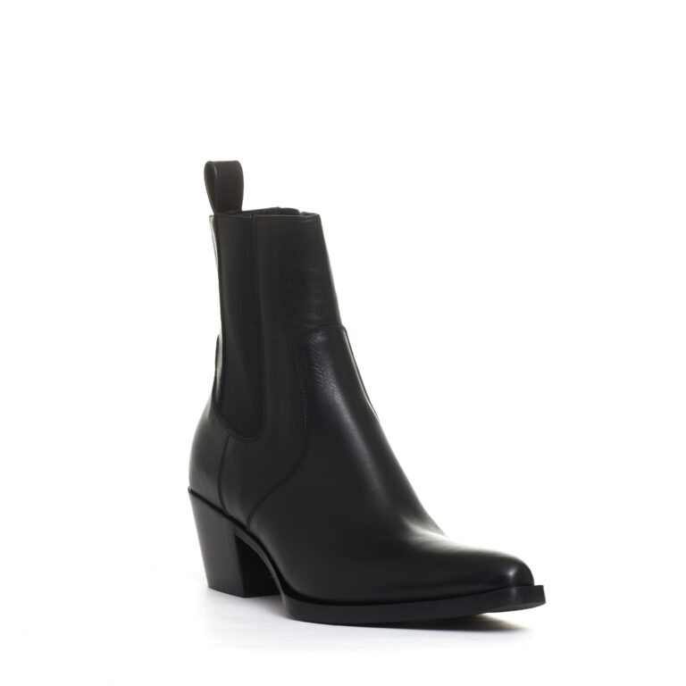 Sorelle Perego camperos con elastici pelle nero tacco 50 mm 2025
