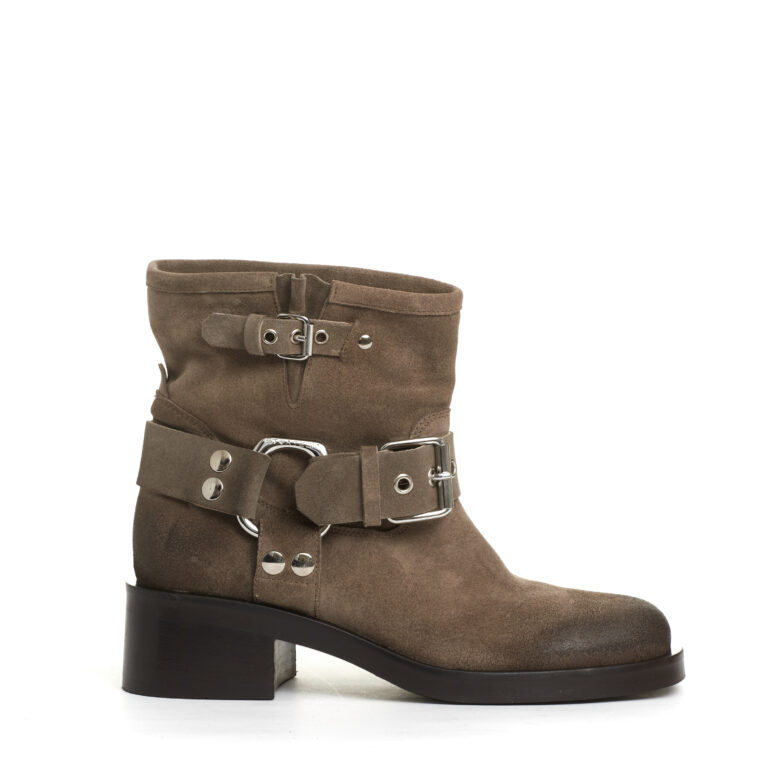 Sorelle Perego biker camoscio tortora In Linea
