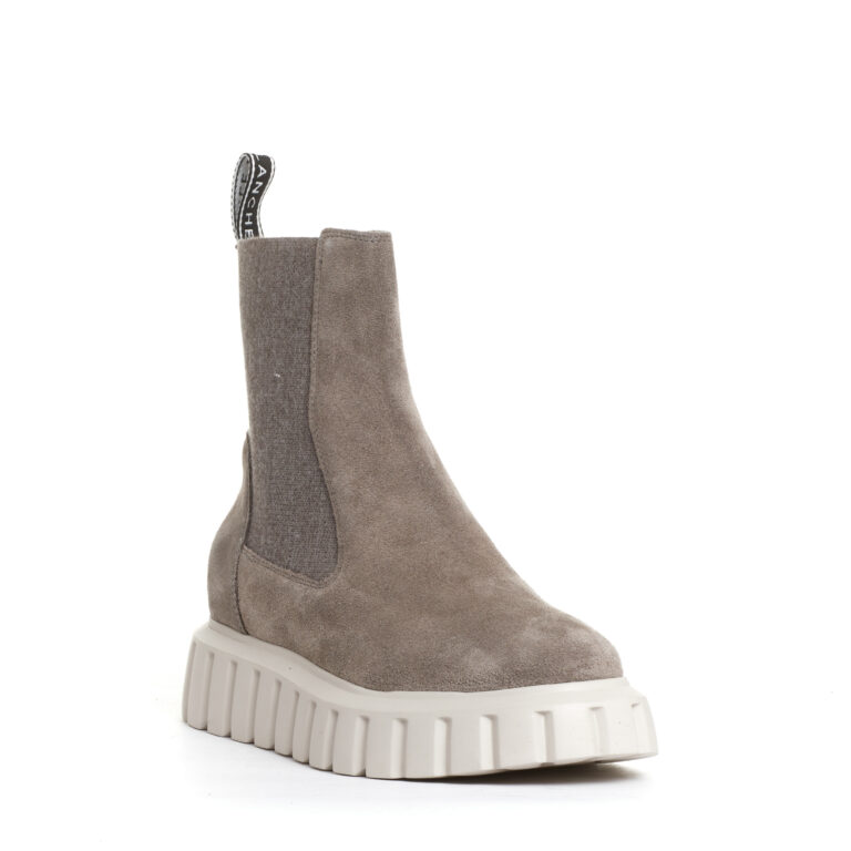 Sorelle Perego chelsea boot camoscio grigio Vendita