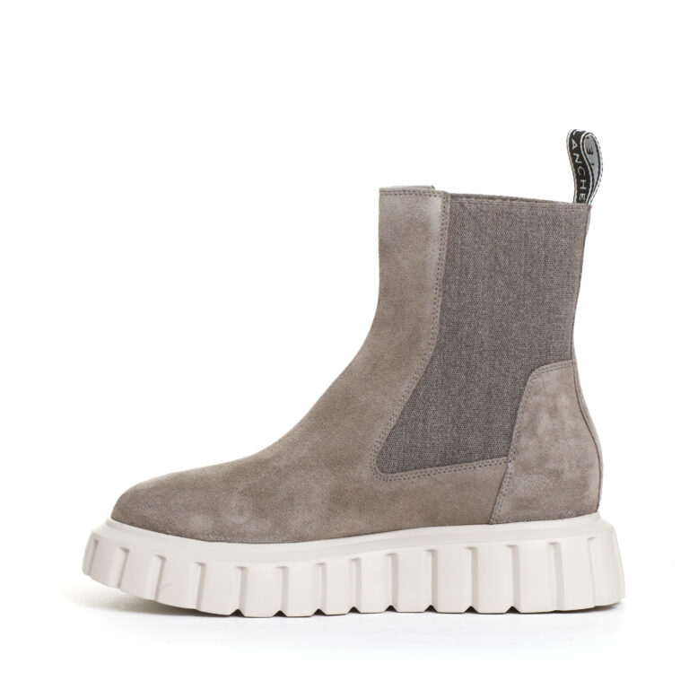 Sorelle Perego chelsea boot camoscio grigio Vendita