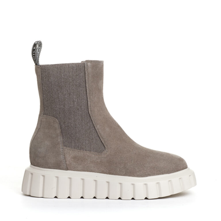 Sorelle Perego chelsea boot camoscio grigio Vendita
