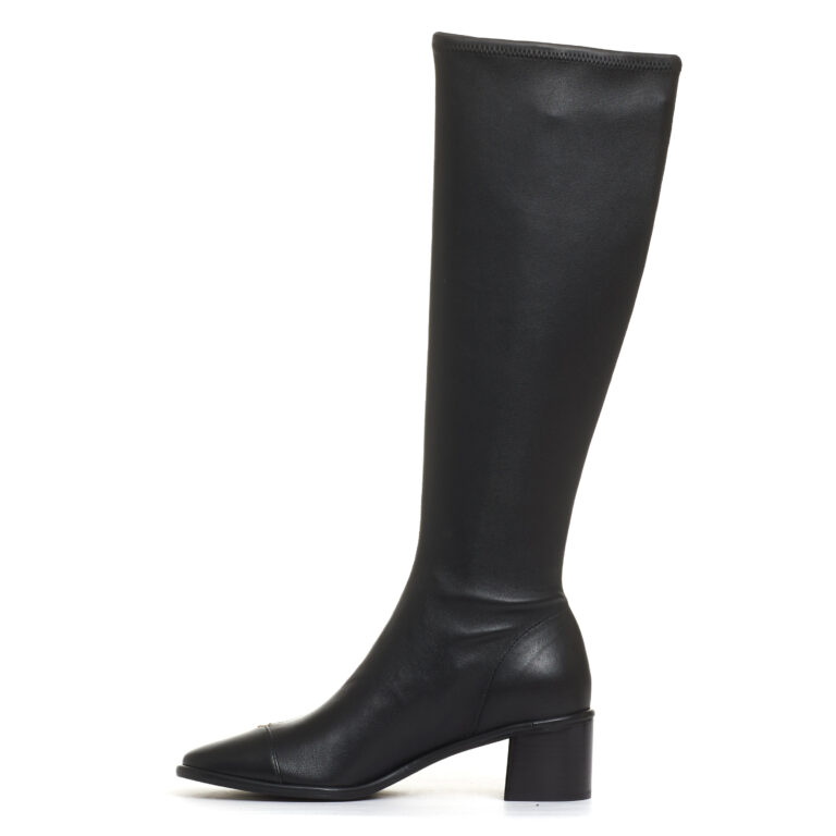 Sorelle Perego stivale elasticizzato nero tacco 50 mm Spedizione Gratuita