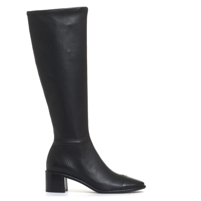 Sorelle Perego stivale elasticizzato nero tacco 50 mm Spedizione Gratuita