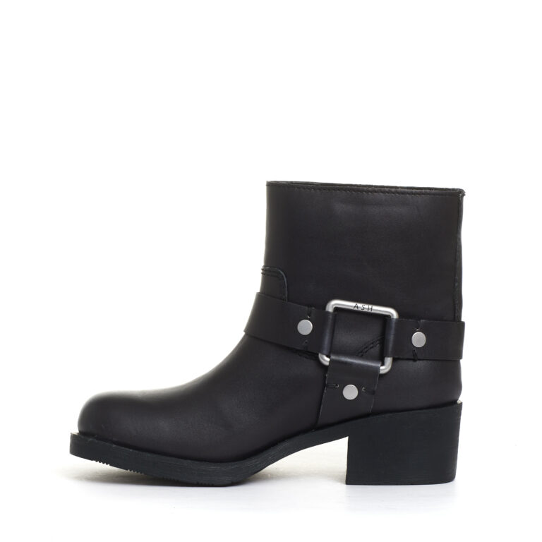 Sorelle Perego biker basso con fibbie nero Negozi Online
