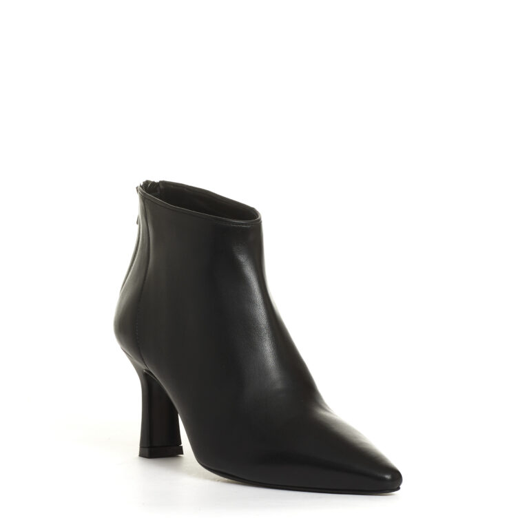 Sorelle Perego stivaletto pelle nera tacco 70 mm Shopping Online