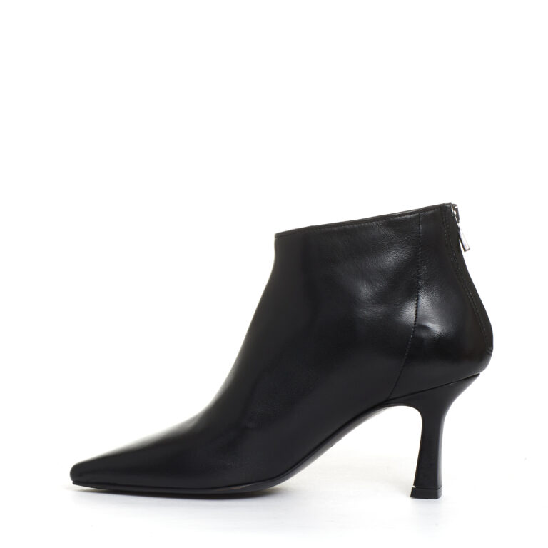 Sorelle Perego stivaletto pelle nera tacco 70 mm Shopping Online
