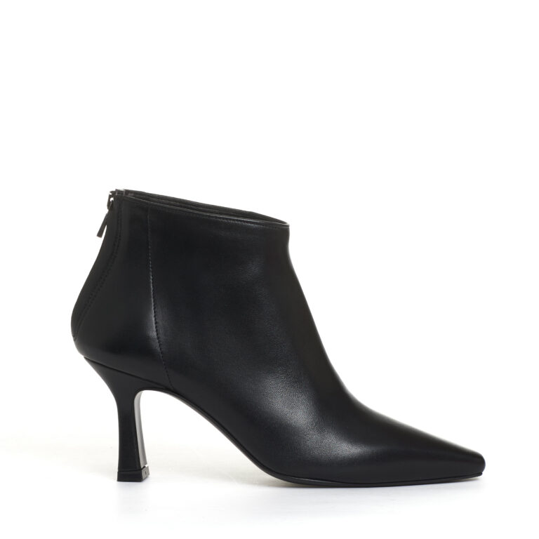 Sorelle Perego stivaletto pelle nera tacco 70 mm Shopping Online