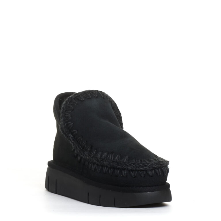Sorelle Perego boot eskimo bounce camoscio nero Presa