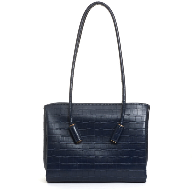 Sorelle Perego borsa in cocco blu Sconto