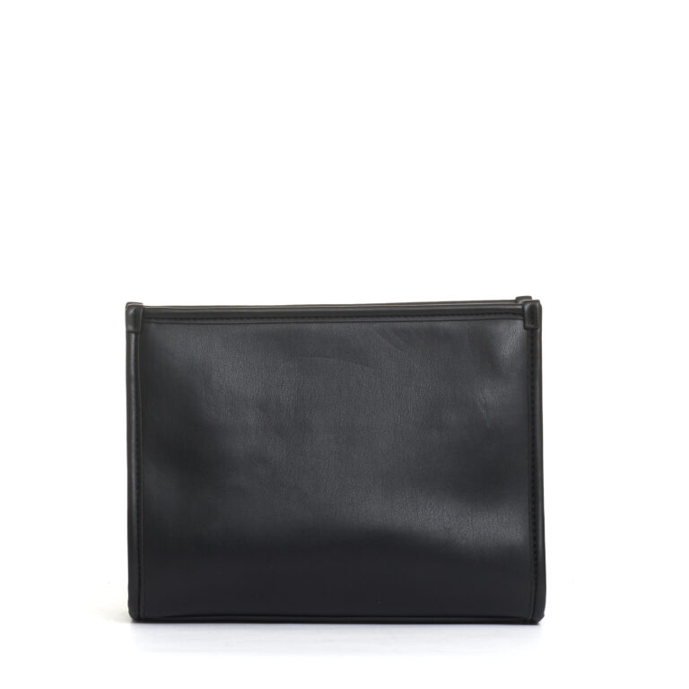 Sorelle Perego clutch nera con Teddy In Vendita