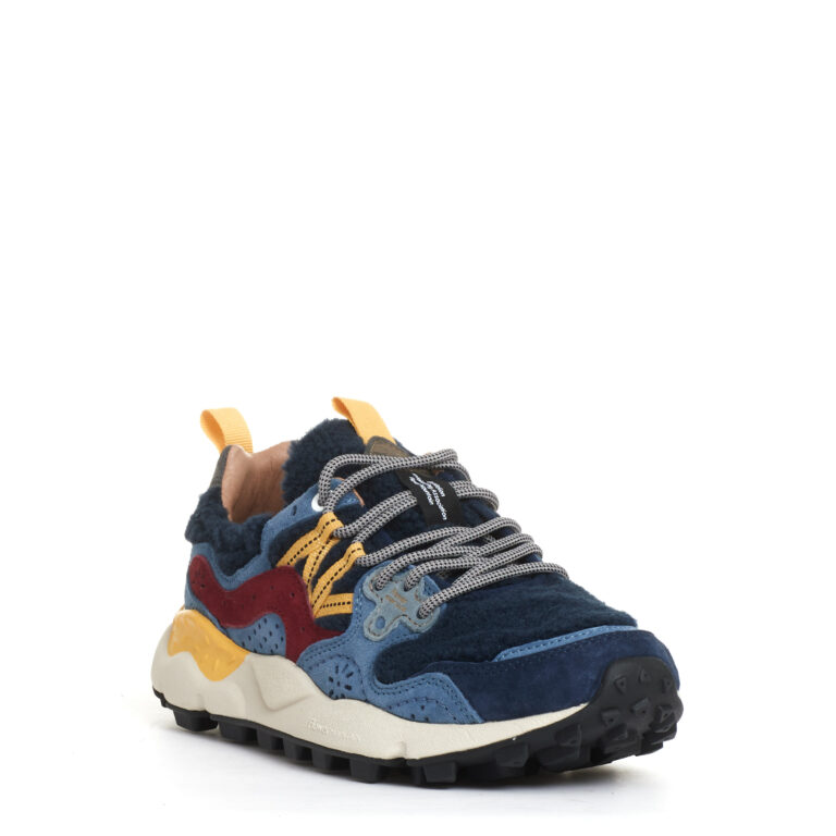 Sorelle Perego sneakers suede azzurro e bordeaux pelo blu Saldi Di Fabbrica