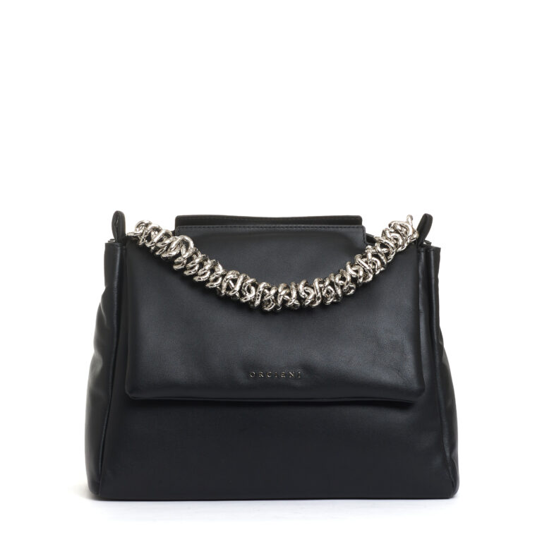 Sorelle Perego sveva M nappa bold nero manico catena Moda