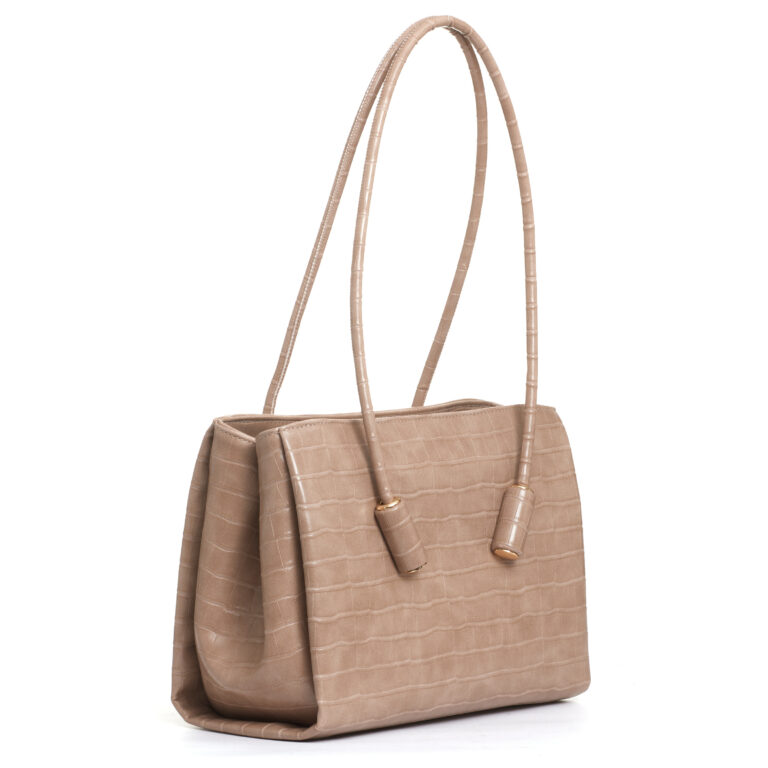 Sorelle Perego borsa in cocco taupe Italia