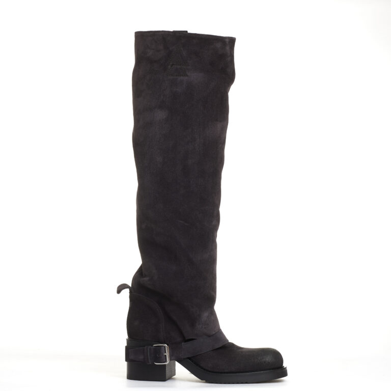 Sorelle Perego stivale biker camoscio antracite 2025