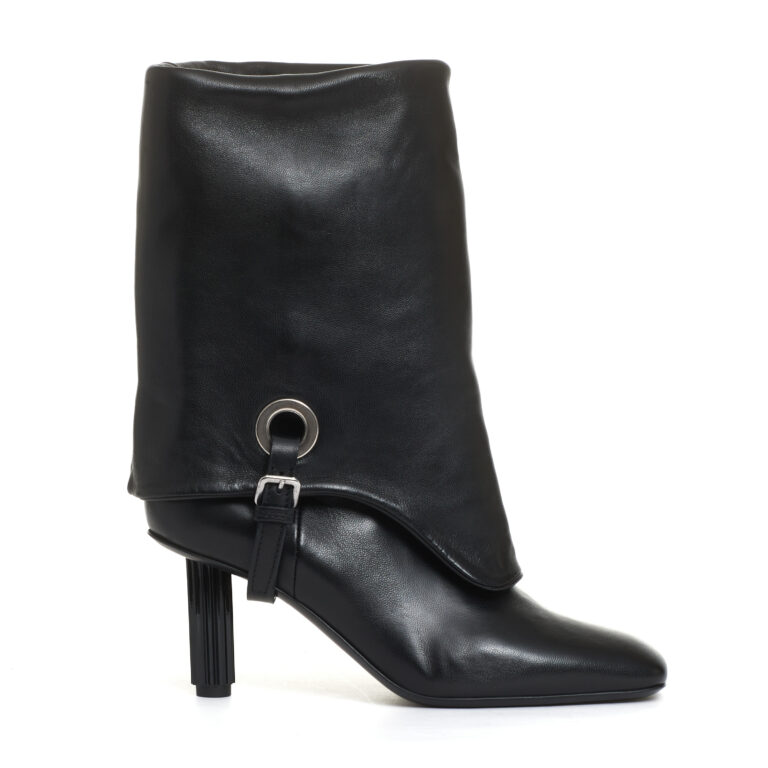 Sorelle Perego stivaletto con risvolto tacco 70 mm nero Soddisfazione Garantita