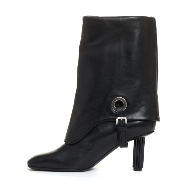 Sorelle Perego stivaletto con risvolto tacco 70 mm nero Soddisfazione Garantita
