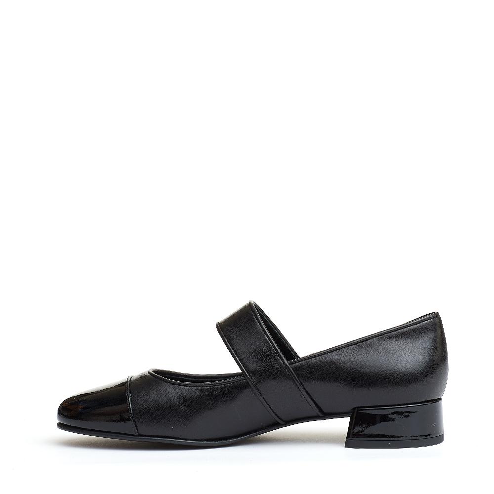 Sorelle Perego mary jane nera con tacco 5 cm Sconto