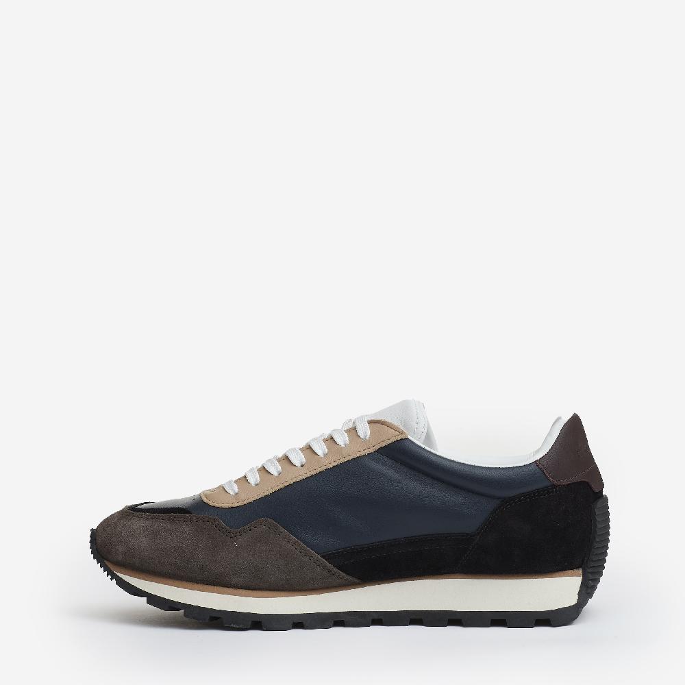 Sorelle Perego running 86er camoscio pelle nero blu tortora In Saldo