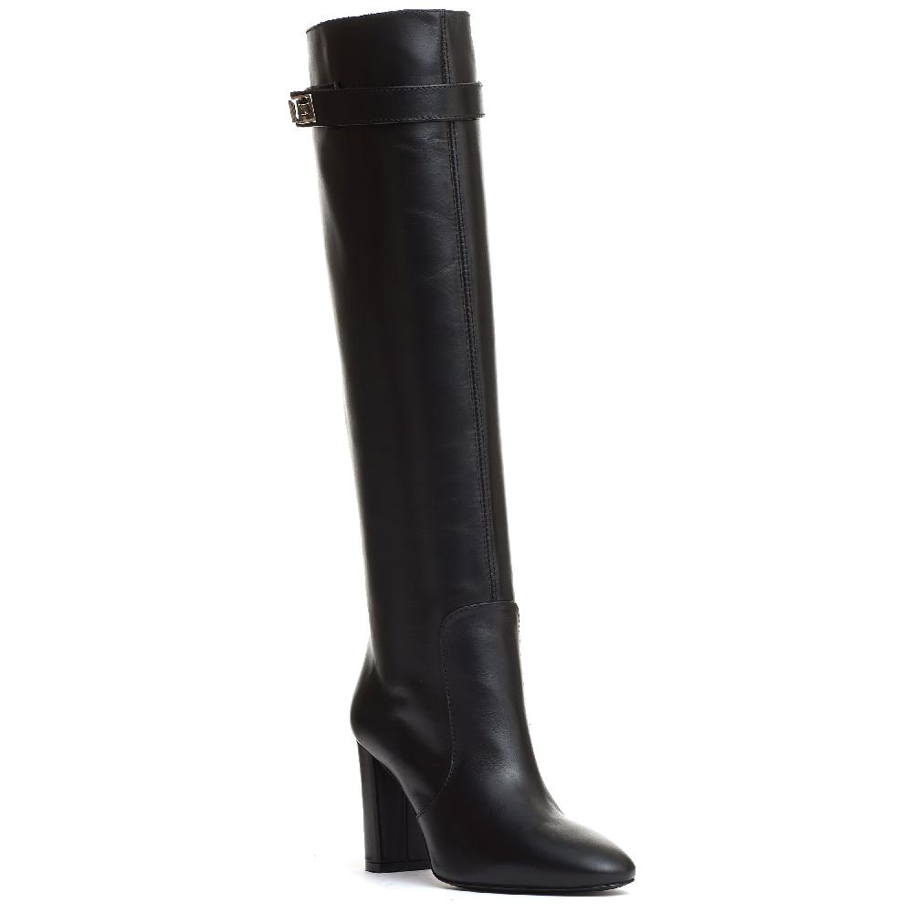 Sorelle Perego stivale pelle nera tacco 90 mm 2025
