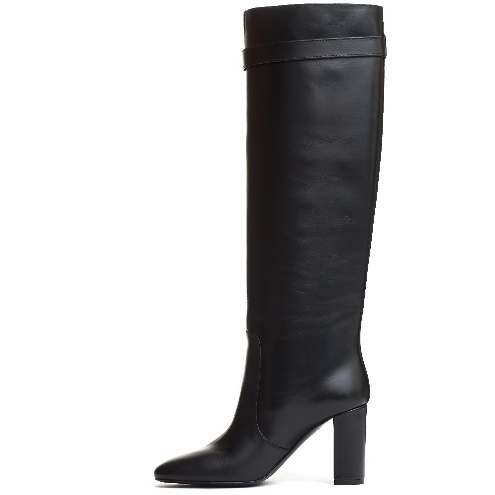 Sorelle Perego stivale pelle nera tacco 90 mm 2025