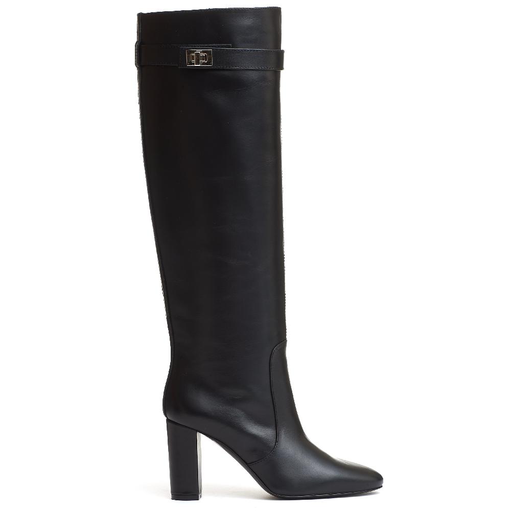 Sorelle Perego stivale pelle nera tacco 90 mm 2025