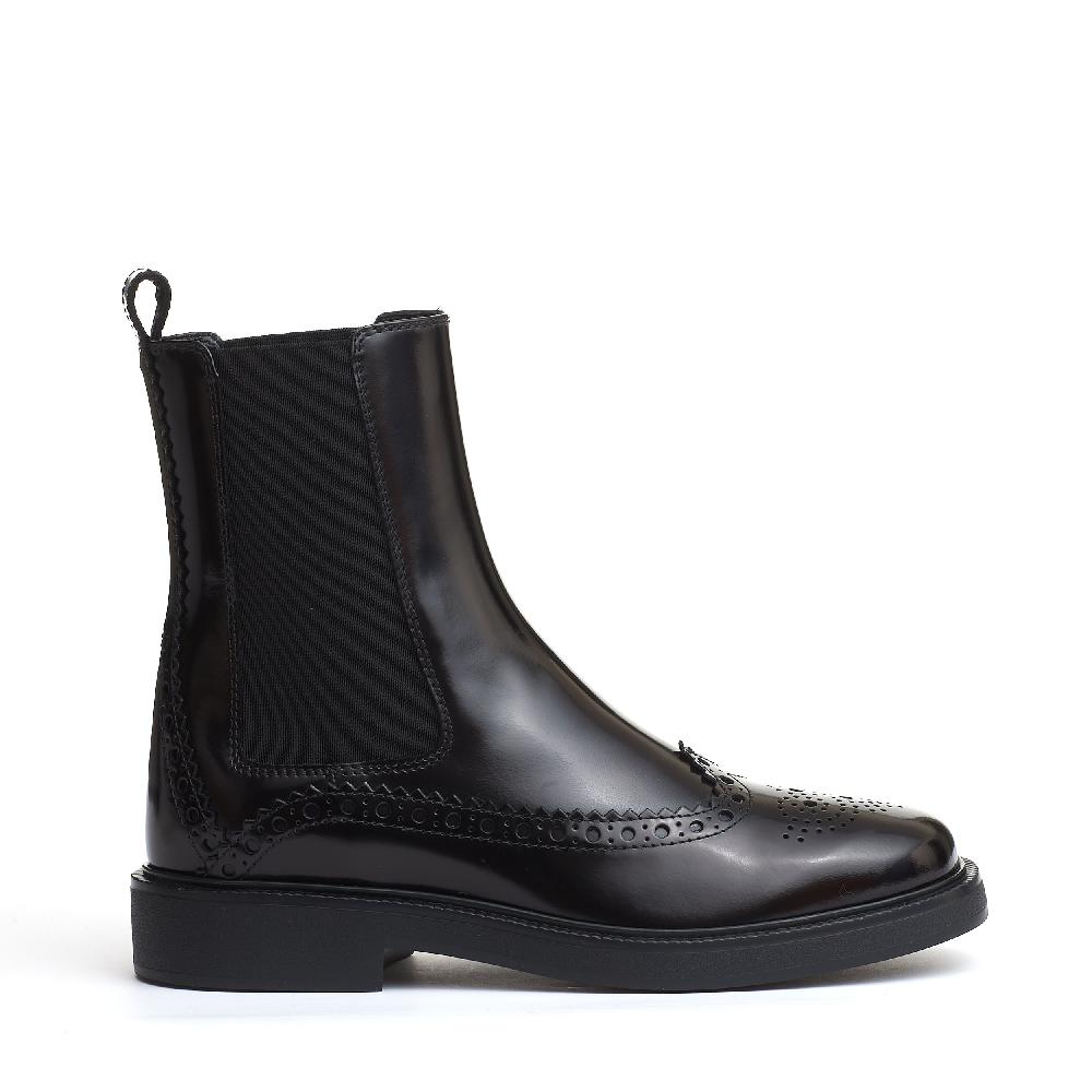 Sorelle Perego stivaletto bucature nero In Linea