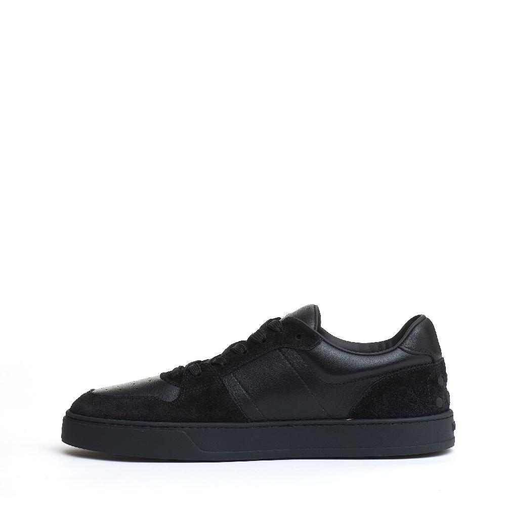 Sorelle Perego sneakers basket camoscio e pelle nera Prezzo Ridotto