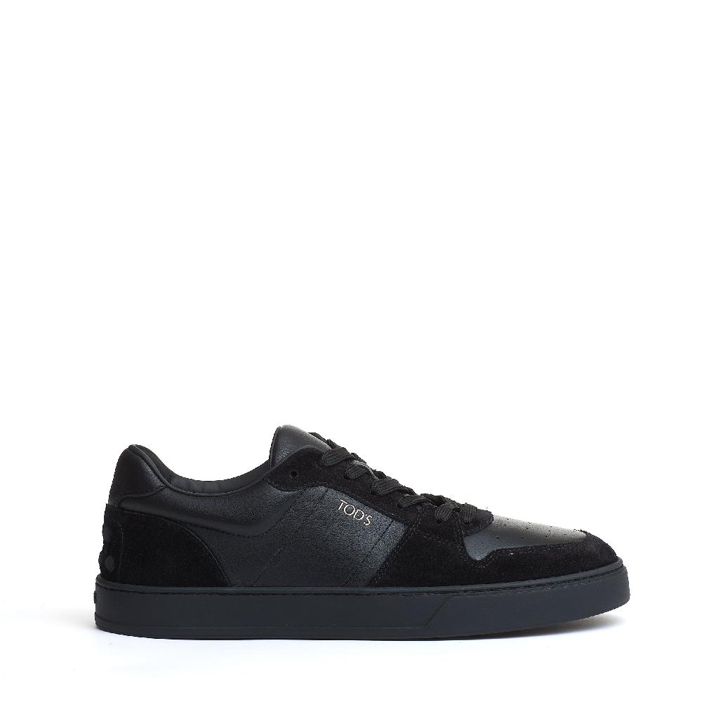 Sorelle Perego sneakers basket camoscio e pelle nera Prezzo Ridotto