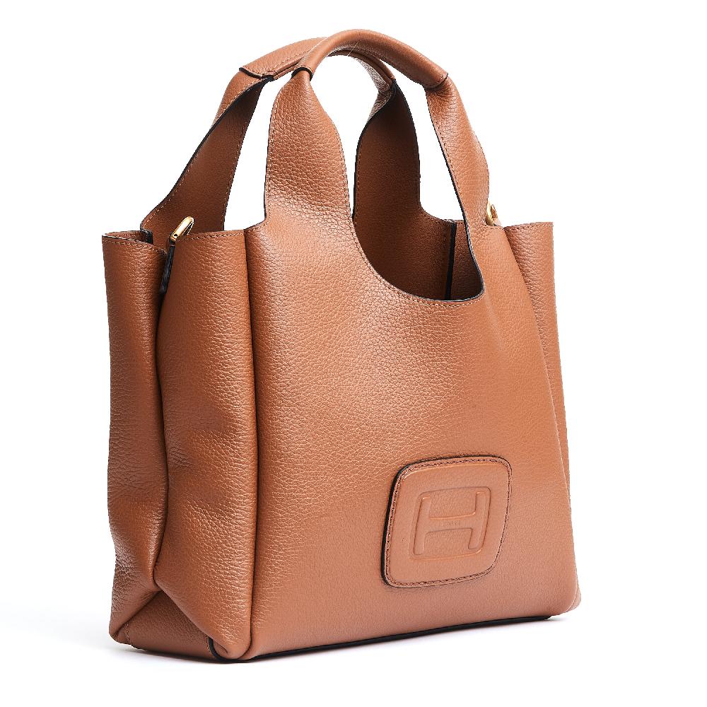 Sorelle Perego H bag shopping pelle cuoio Presa